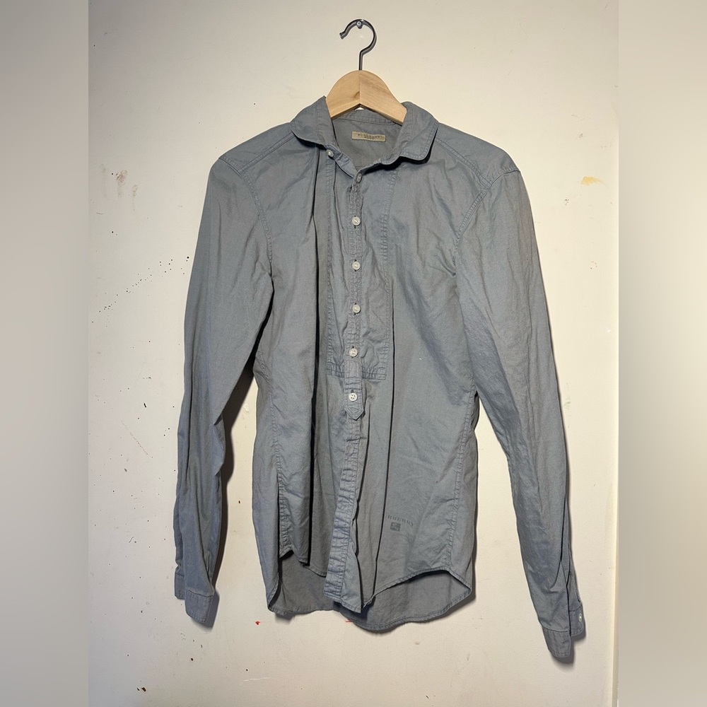Men’s Burberry Brit tuxedo shirt. Small